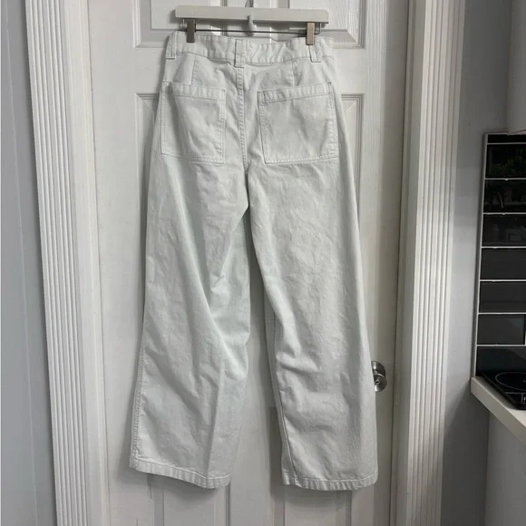 WeWoreWhat Wide Leg Jeans Size 30 Pale Blue High Waisted - Picture 3 of 8